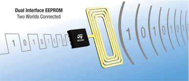 ST's M24LR64 dual-interface EEPROM ST's M24LR64 dual-interface EEPROM
